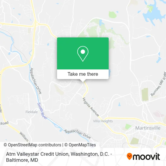 Atm Valleystar Credit Union map