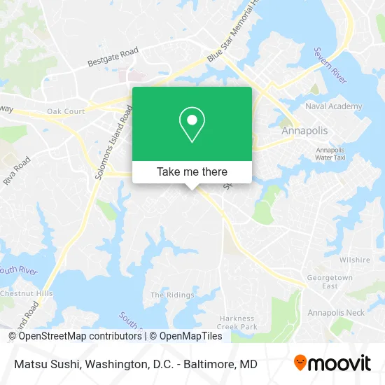 Matsu Sushi map