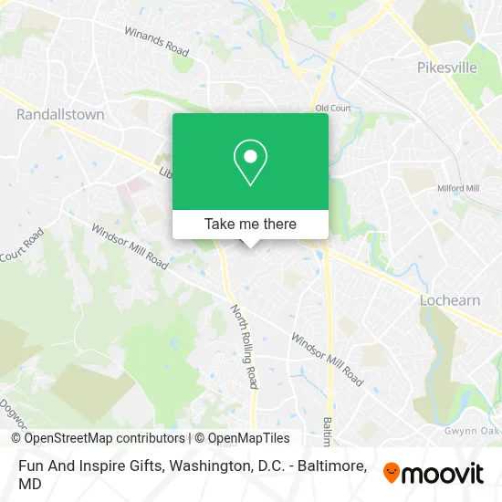 Fun And Inspire Gifts map