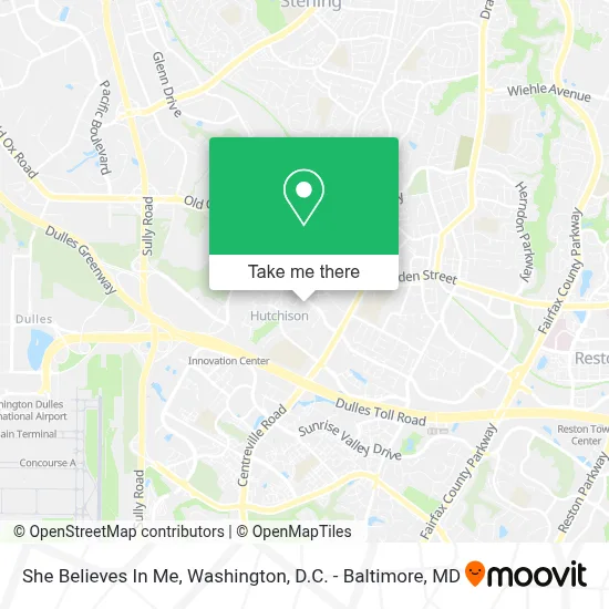 She Believes In Me map