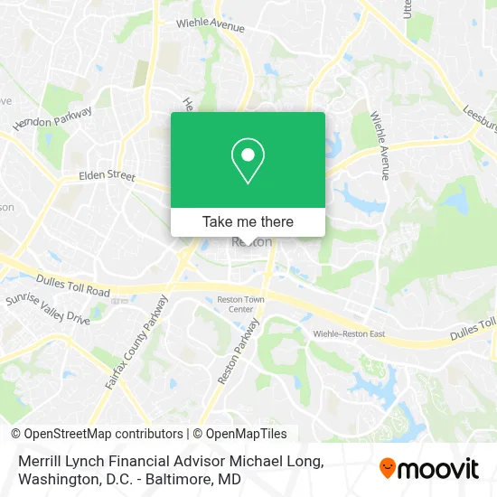 Merrill Lynch Financial Advisor Michael Long map