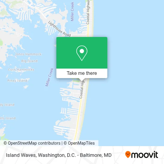 Island Waves map