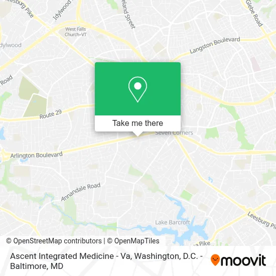 Ascent Integrated Medicine - Va map