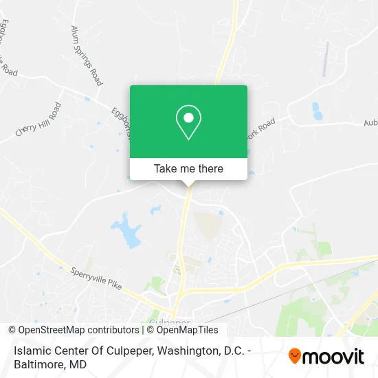 Islamic Center Of Culpeper map