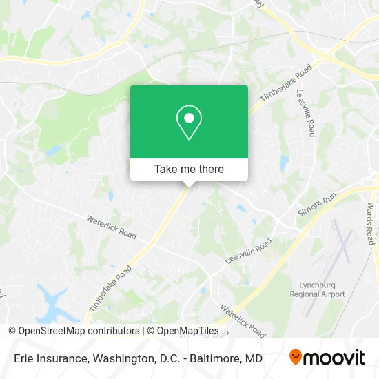 Erie Insurance map