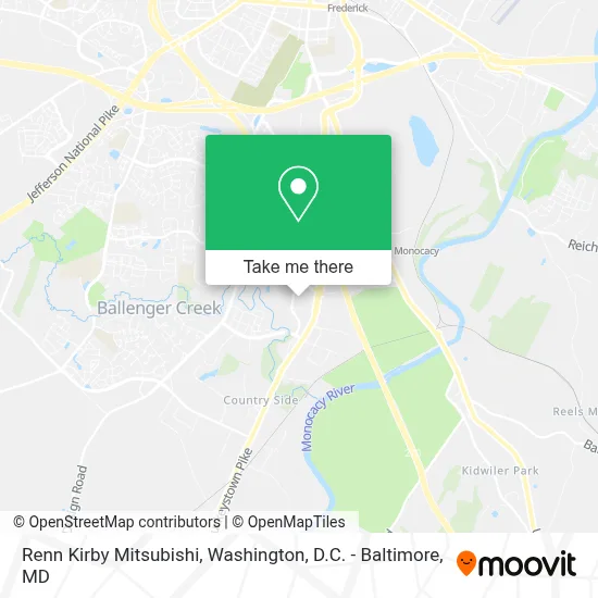 Renn Kirby Mitsubishi map