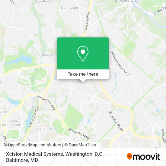 Xcision Medical Systems map