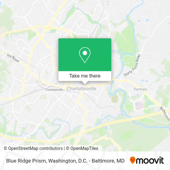 Blue Ridge Prism map