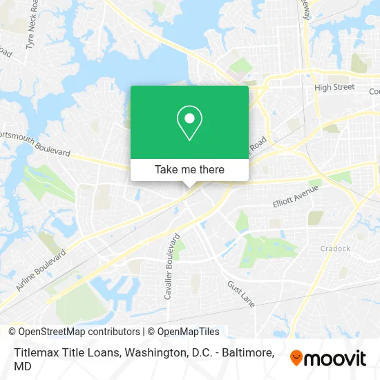 Titlemax Title Loans map