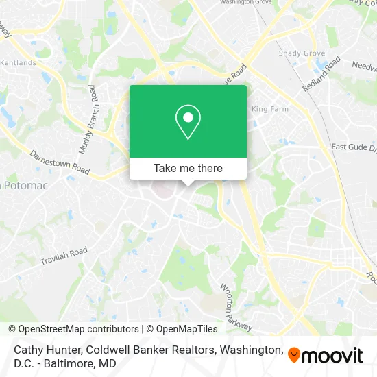 Cathy Hunter, Coldwell Banker Realtors map