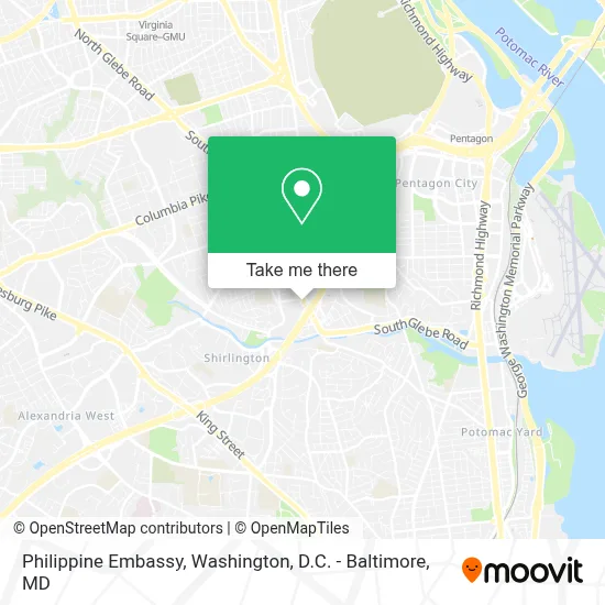 Philippine Embassy map