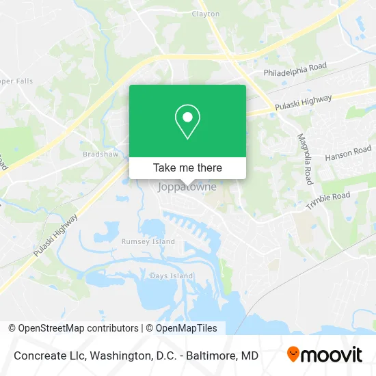 Concreate Llc map