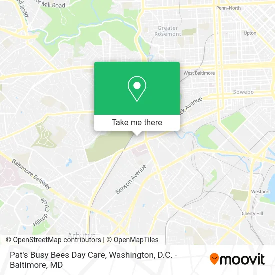 Pat's Busy Bees Day Care map