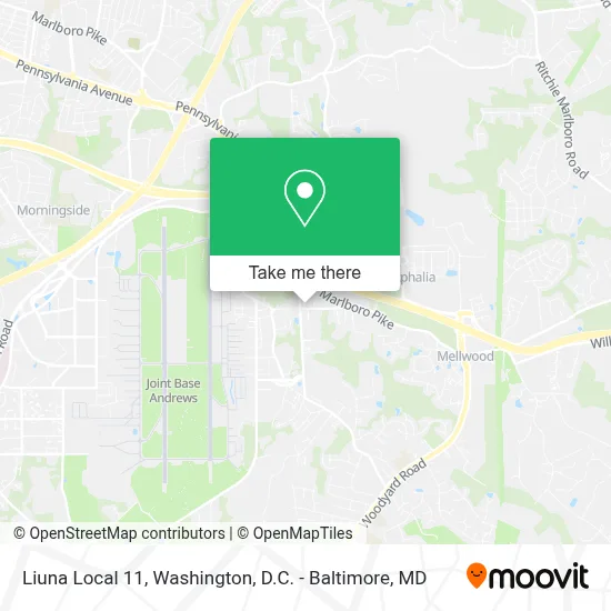 Liuna Local 11 map