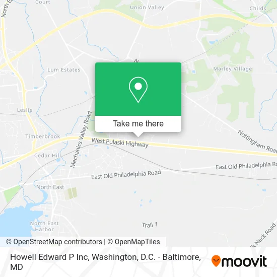 Howell Edward P Inc map