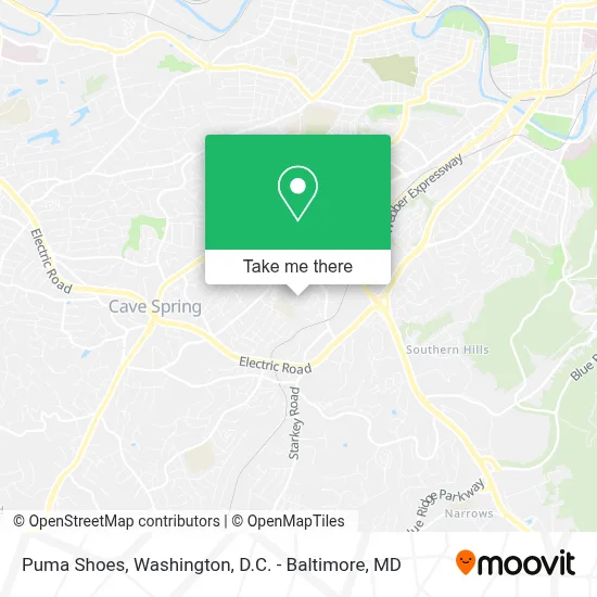 Puma Shoes map