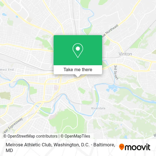Melrose Athletic Club map