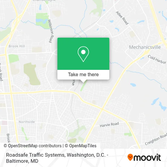 Roadsafe Traffic Systems map
