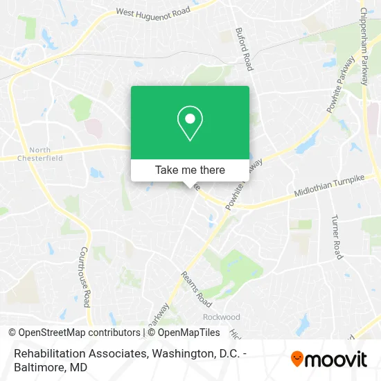 Rehabilitation Associates map