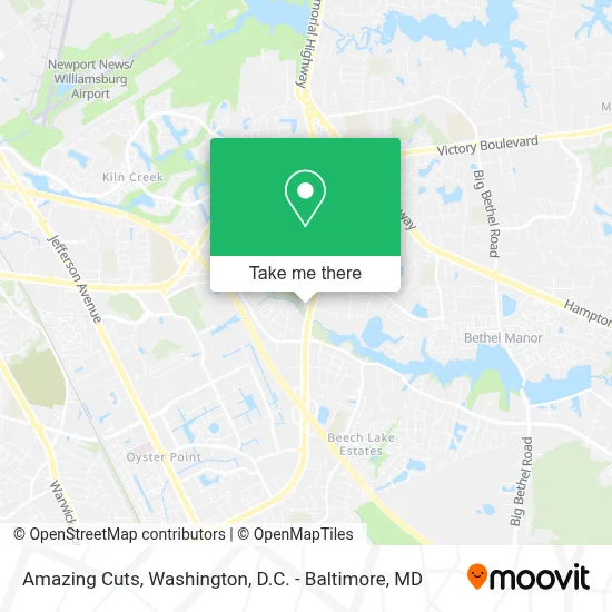 Amazing Cuts map