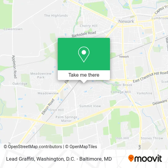 Lead Graffiti map