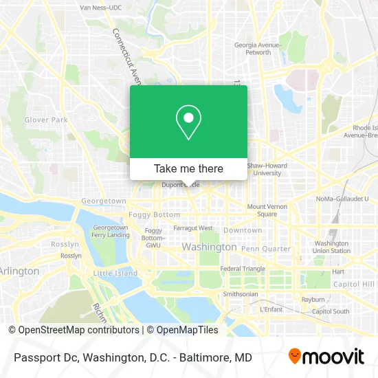 Passport Dc map