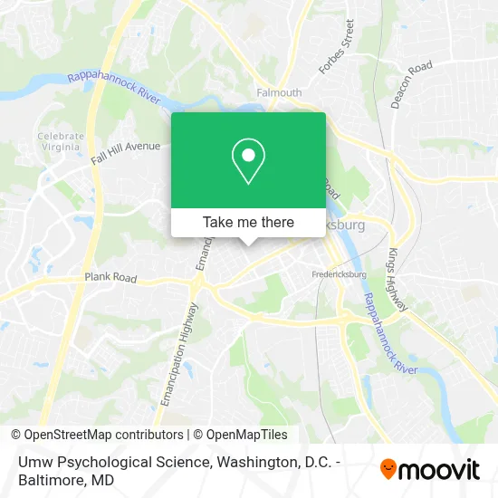 Umw Psychological Science map