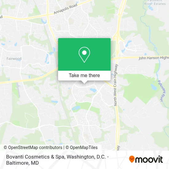 Bovanti Cosmetics & Spa map