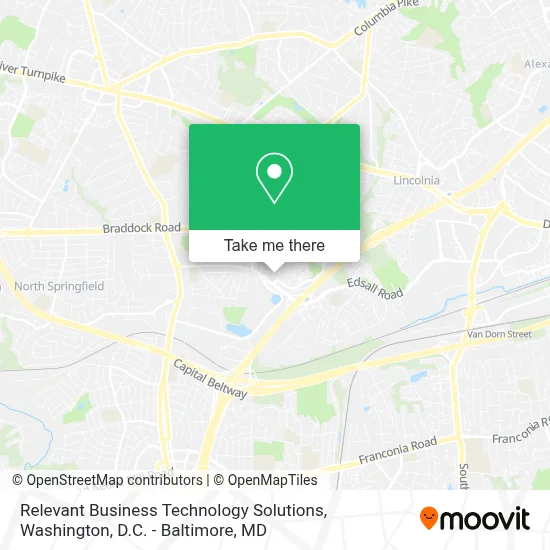Relevant Business Technology Solutions map