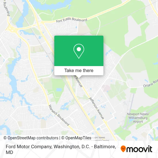 Ford Motor Company map