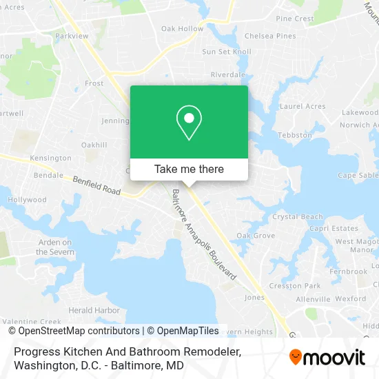 Progress Kitchen And Bathroom Remodeler map