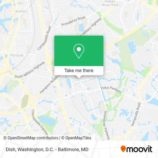 Dish map