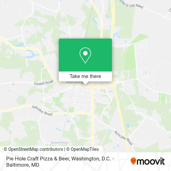 Pie Hole Craft Pizza & Beer map