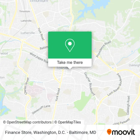 Finance Store map