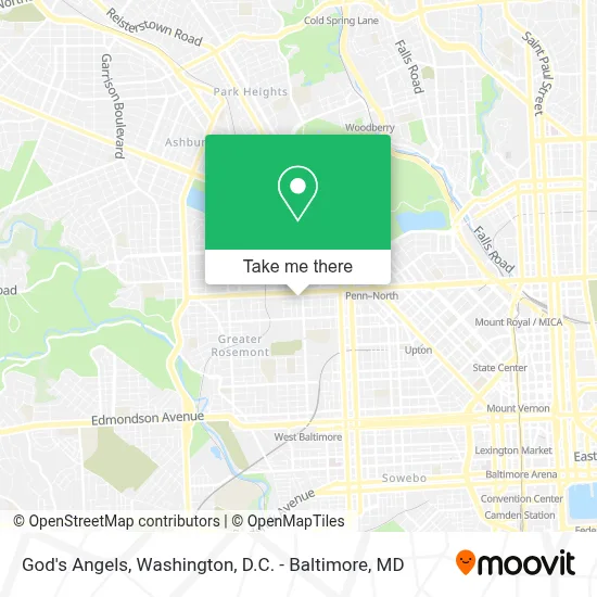 God's Angels map