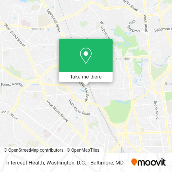 Intercept Health map