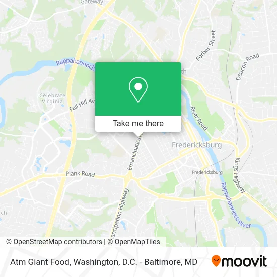 Atm Giant Food map