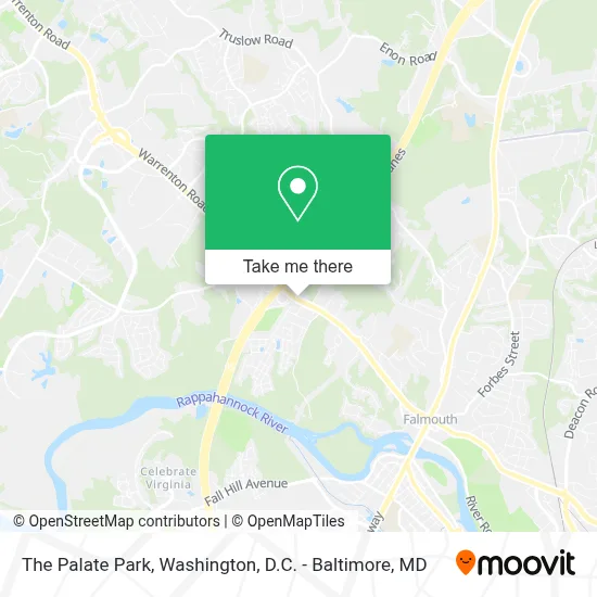 The Palate Park map