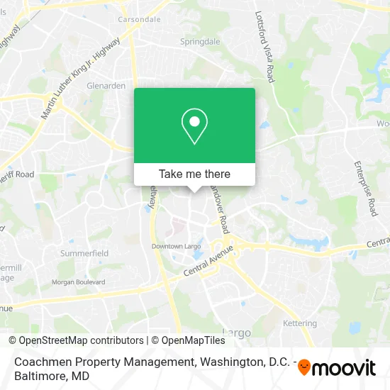 Coachmen Property Management map