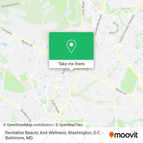 Revitalize Beauty And Wellness map