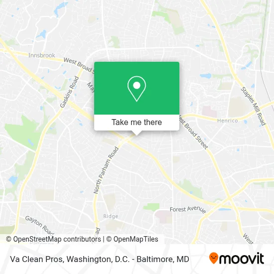 Va Clean Pros map