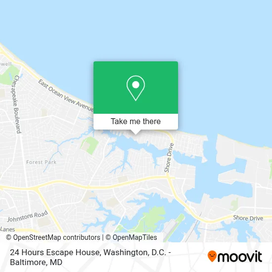 24 Hours Escape House map
