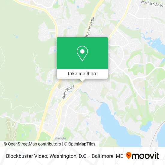 Blockbuster Video map