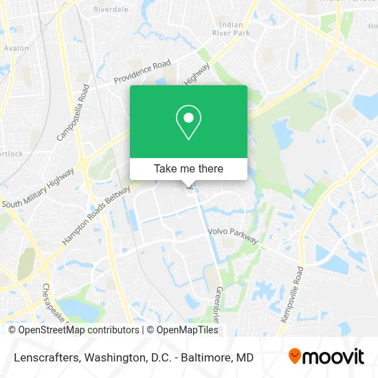 Lenscrafters map