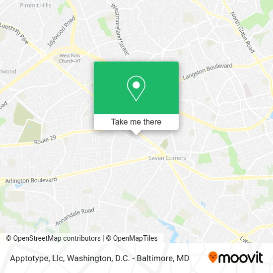Apptotype, Llc map