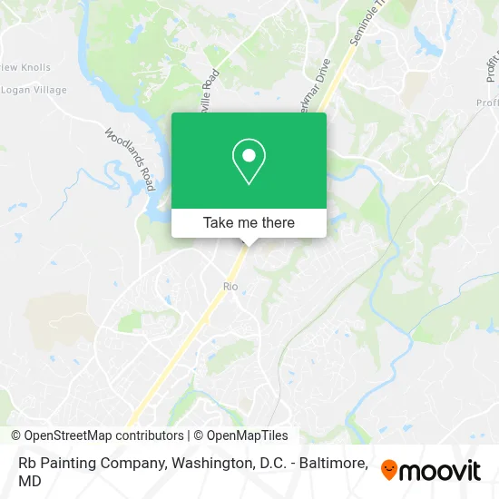 Rb Painting Company map