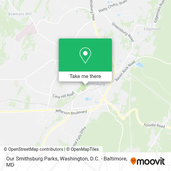 Our Smithsburg Parks map