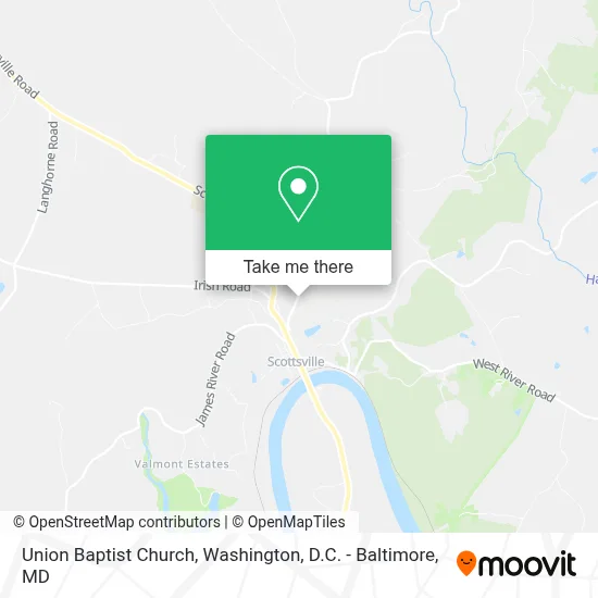 Union Baptist Church map
