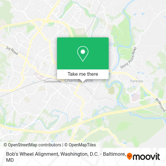 Bob's Wheel Alignment map