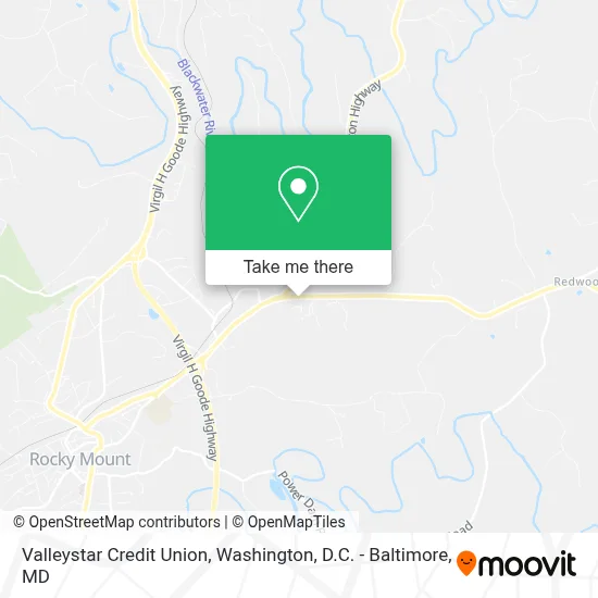 Valleystar Credit Union map